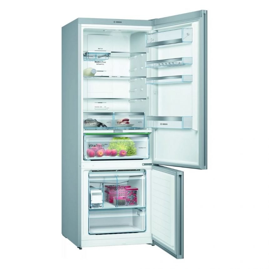 Bosch Black Serie Free Standing Fridge Freezer With Freezer At