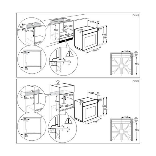 Electrolux (KOAAS31X) 60cm UltimateTaste 900 Built-in Single Oven With ...